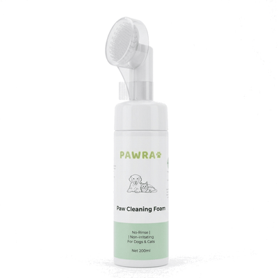 No-Rinse Pet Paw Cleaning Foam - Built-in Brush | Safe & Gentle