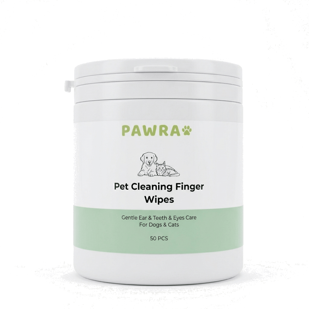 Pet Cleaning Finger Wipes– Eye, Ear & Teeth Care for Dogs & Cats | Pawra Pet Care Pet Grooming Supplies