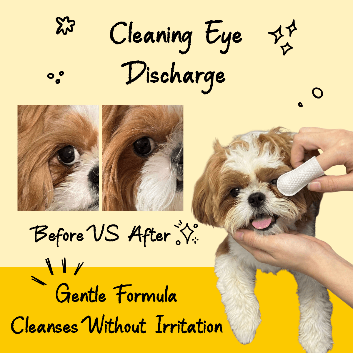 Pet Cleaning Finger Wipes– Eye, Ear & Teeth Care for Dogs & Cats | Pawra Pet Care Pet Grooming Supplies