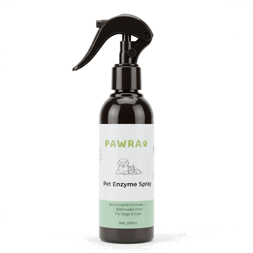 Pet Enzyme Odor Eliminator Spray – Natural Urine & Odor Remover for Dogs & Cats | Pawra Pet Care Pet Grooming Supplies